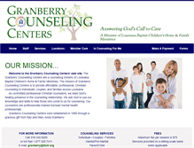 Tablet Screenshot of granberrycounseling.org